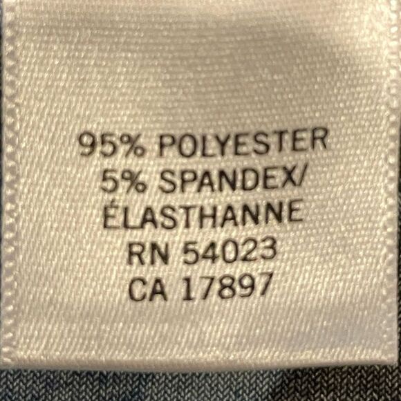 Banana Republic Abstract Print V-Neck Long Sleeve Dress‎ Black Blue Size Medium - Picture 8 of 9